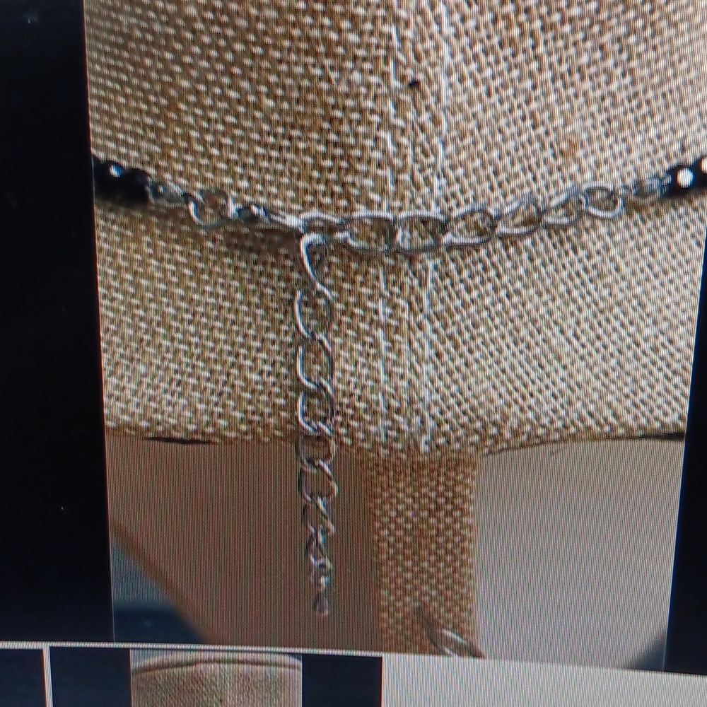 Murano Glass Safari  Red and Black Beaded Necklace 16" - Picture 2 of 5